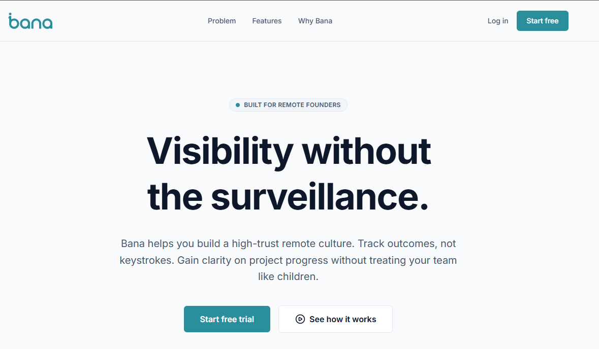 Bana Timetracker App